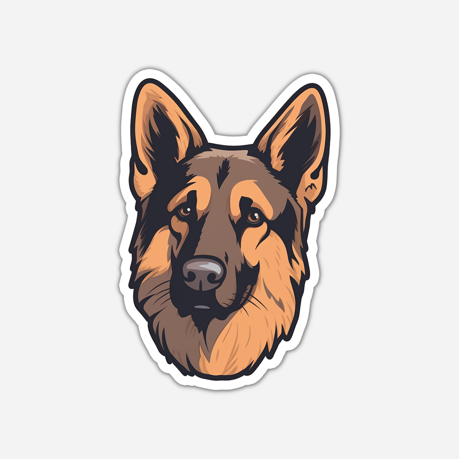 German Shepherd Dog (GSD) Sticker — CMarie Northwest